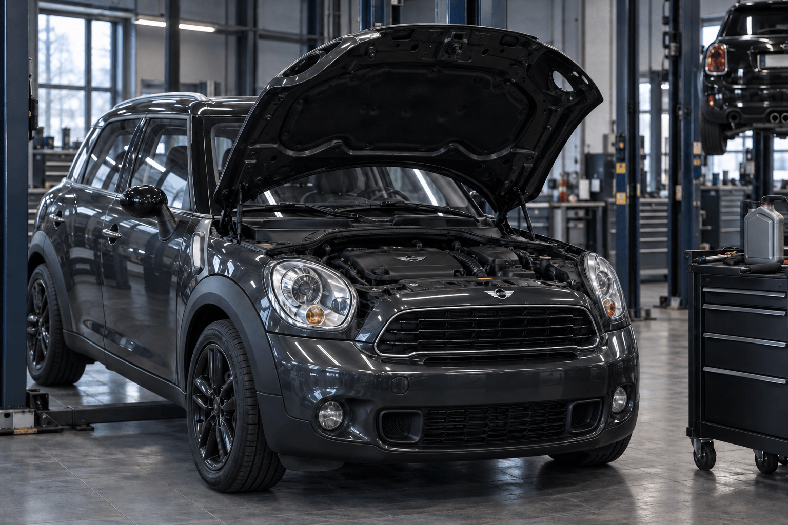 Изображение к статье MINI Cooper Countryman расходует масло: причины масложора и варианты ремонта