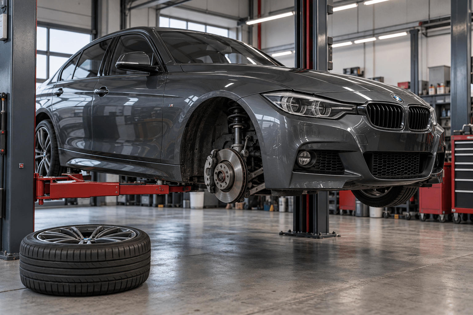 Изображение к статье Стук в подвеске BMW 1 и 3 серии: причины на F20, F30 и G20