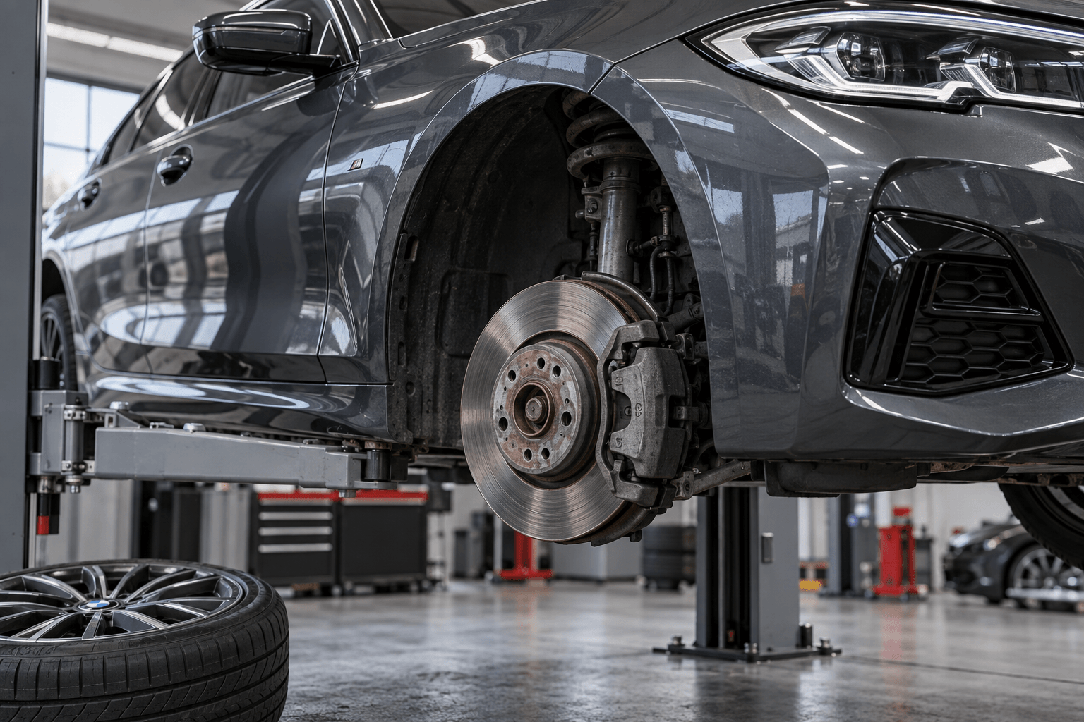 Изображение к статье BMW F30 и G20: быстро изнашиваются тормозные диски и колодки — причины и что проверить